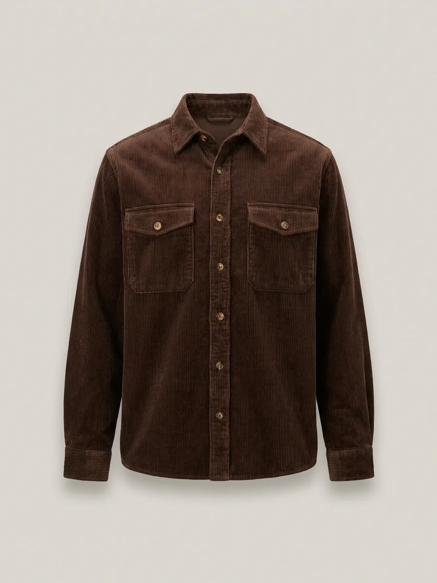 Surchemise Velours Marron